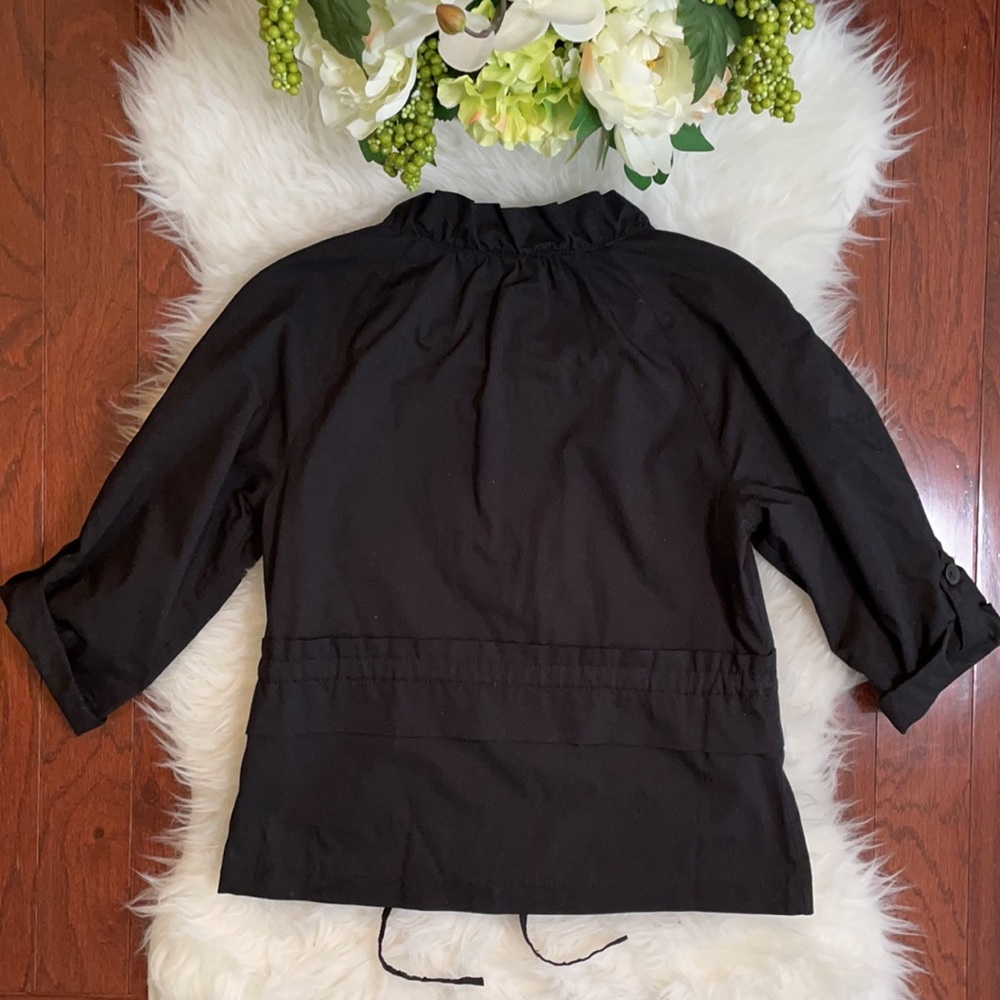 Loft Ruffled Collar Lightweight Jacket - image 3